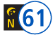 Route icons for Night service
