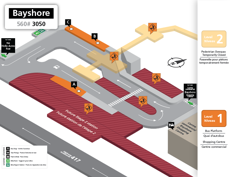 Batshore station layout
