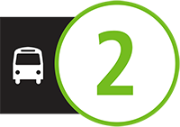Symbole de autobus de la Ligne 2