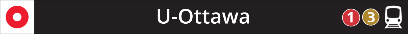 uOttawa Station door sign