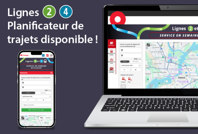 Image - Planifiez à l’avance : les horaires en semaine des Lignes 2 et 4 de l’O-Train disponibles !