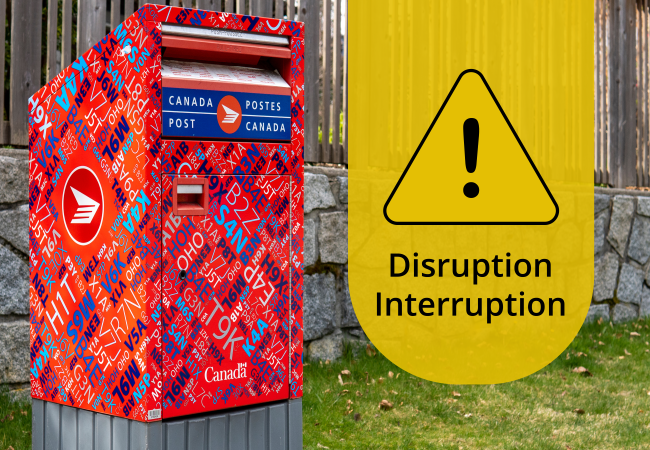 Image - Postal disruption impacts to OC Transpo services